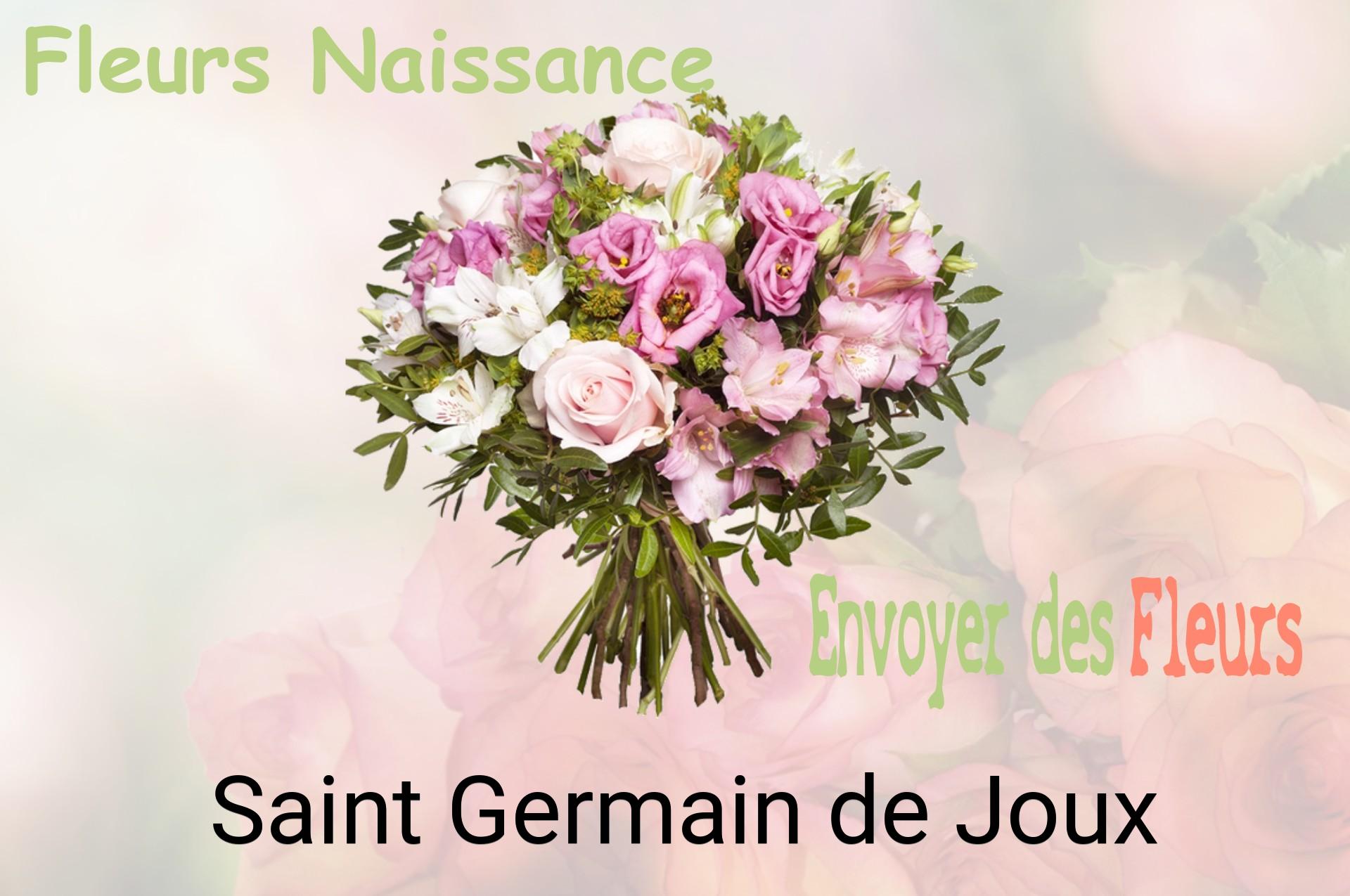 Bouquet de fleurs de naissance livré à Saint-Germain-de-Joux